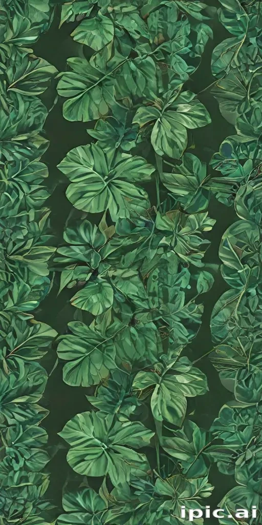 green leaf design