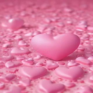pink hearts background