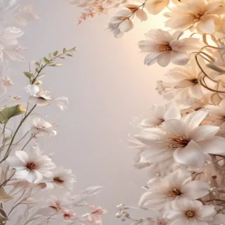light floral background