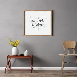 wall art mock up