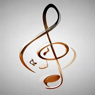 transparent music notes