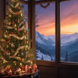 christmas ig story background