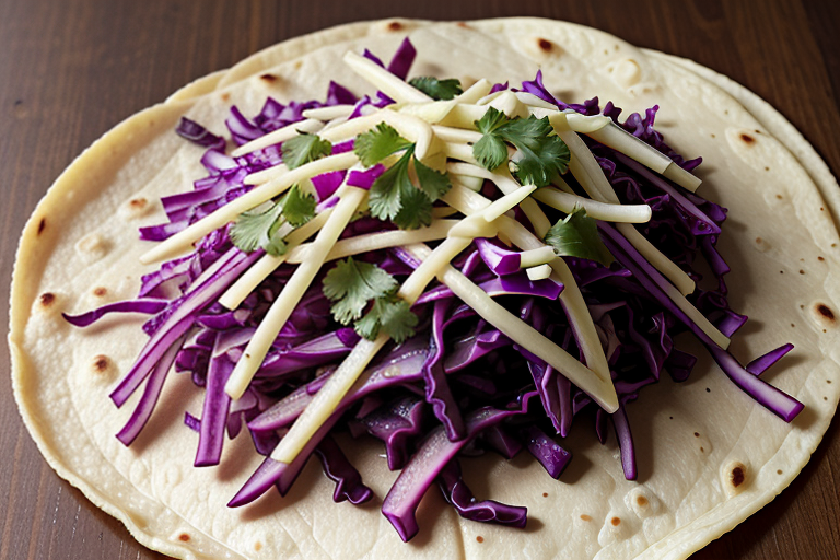 red cabbage slaw for tacos