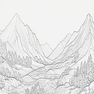 line art background