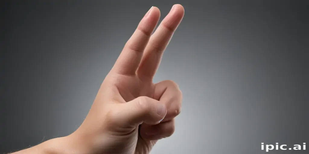 middle finger background