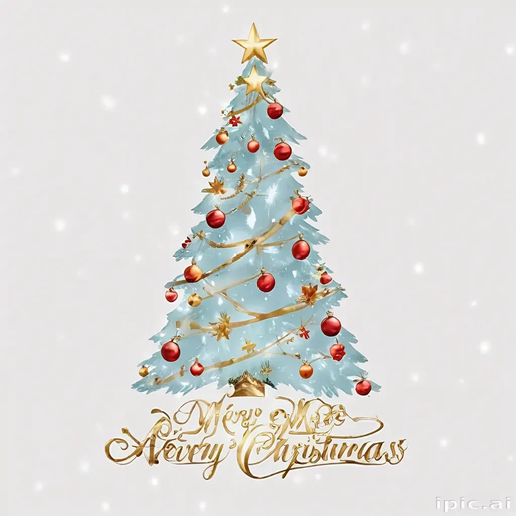 transparent merry christmas