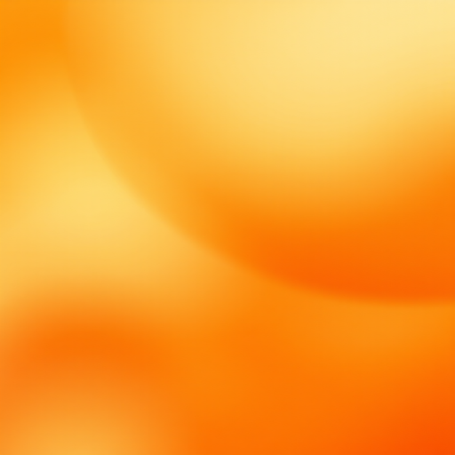 Create an abstract image featuring soft orange hues blended with light gradients, utilize a DSLR camera with a 50mm lens, aperture f/1.8, ISO 100, shot in natural light from a top-down view for enhanced texture and depth.