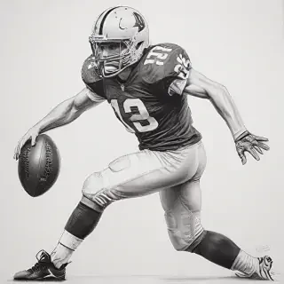 football drawing