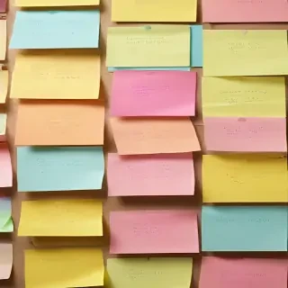 sticky note background