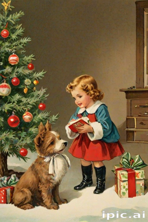 vintage christmas images to print