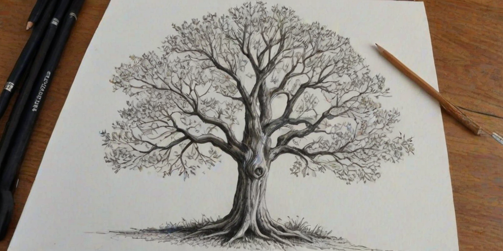 drawing tree image