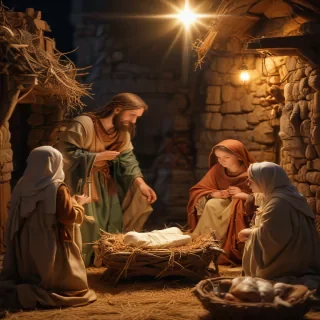 images of the manger scene