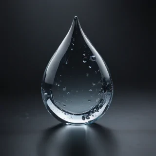 water drop transparent