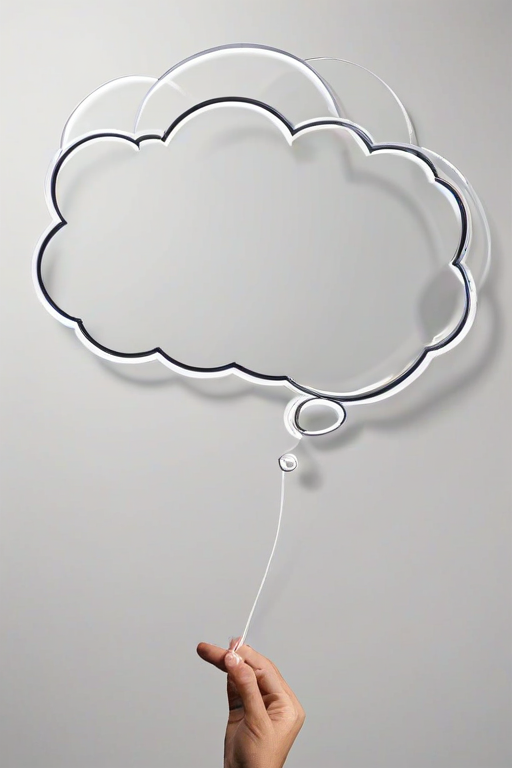 transparent thought bubble