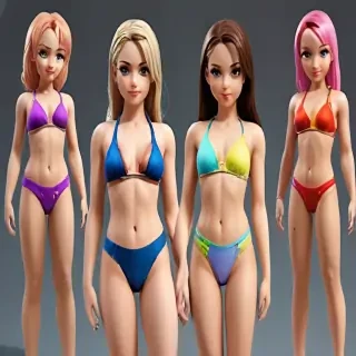 ai girls bikinis