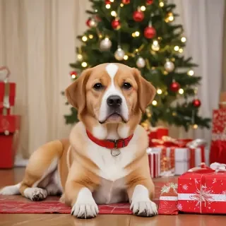 dog pictures christmas
