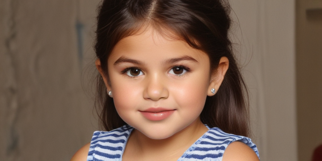 selena gomez as a child