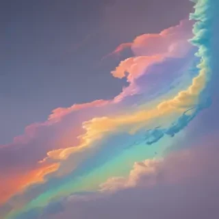 rainbow pastel
