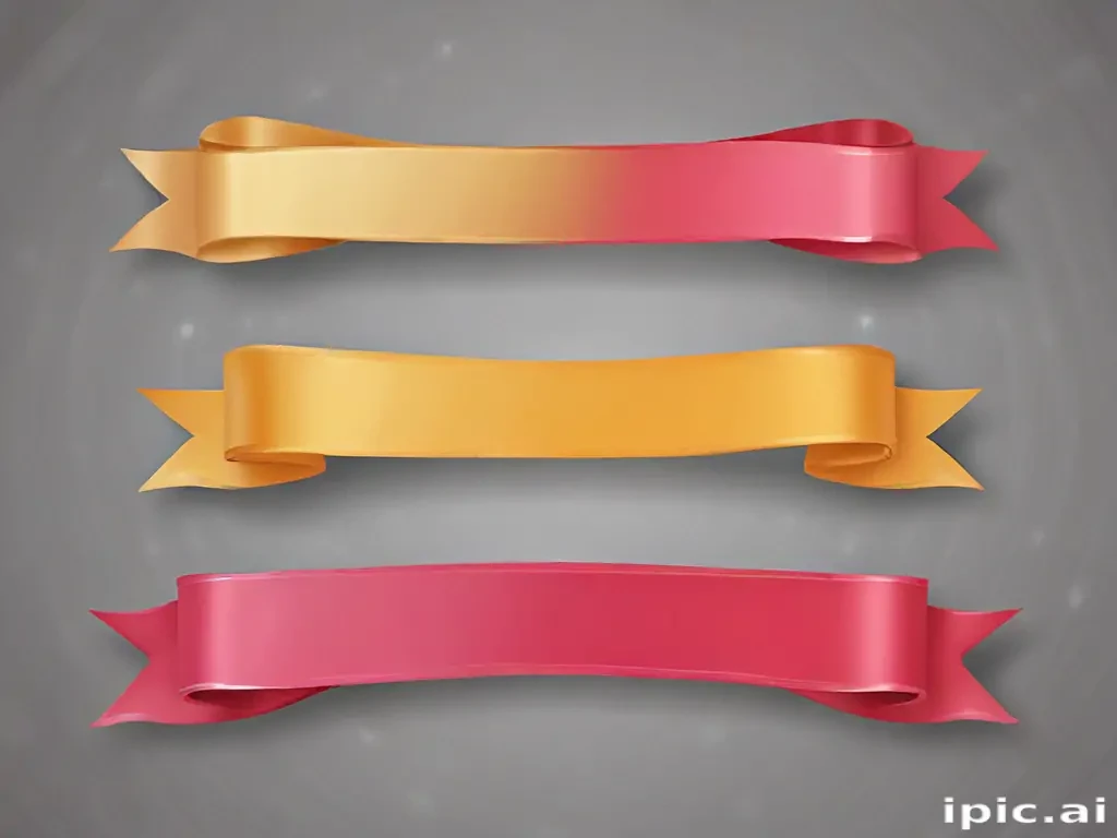 ribbon banners