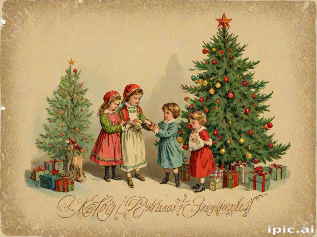 merry christmas images vintage