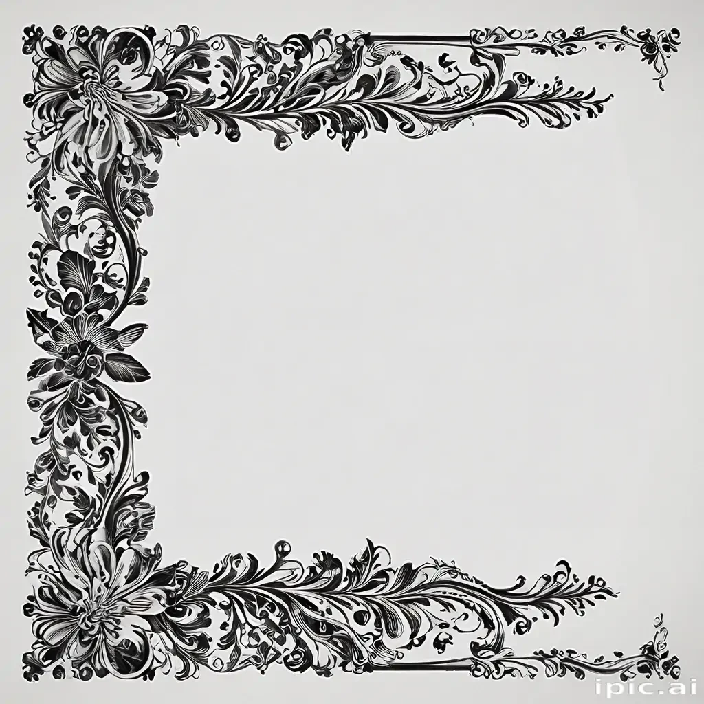 border clip art black and white