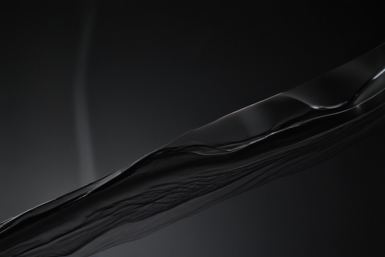Abstract Representation of Fluid Motion Against a Dark Background in Art