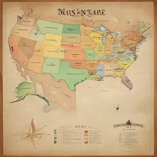 map of the us states