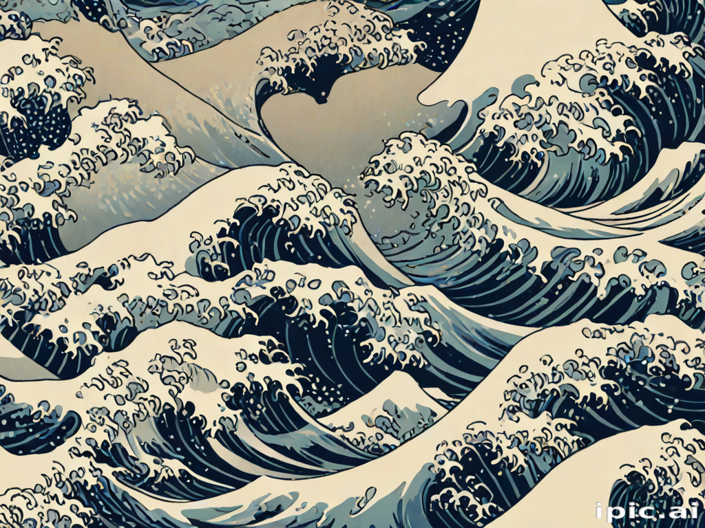 the great wave wallpaper
