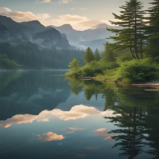 background lake