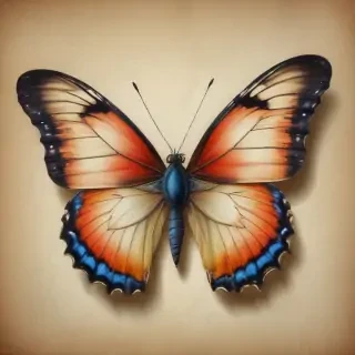 pictures of drawings of butterflies