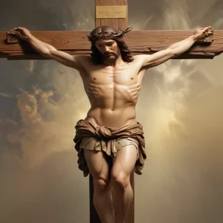 picture of jesus on the cross