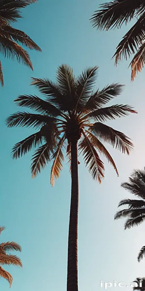 aesthetic palm tree wallpaper