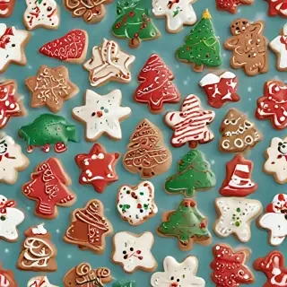 clip art christmas cookies