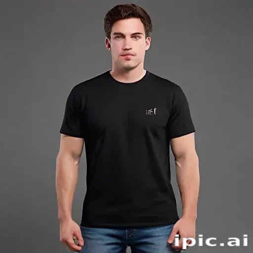 black shirt mockup