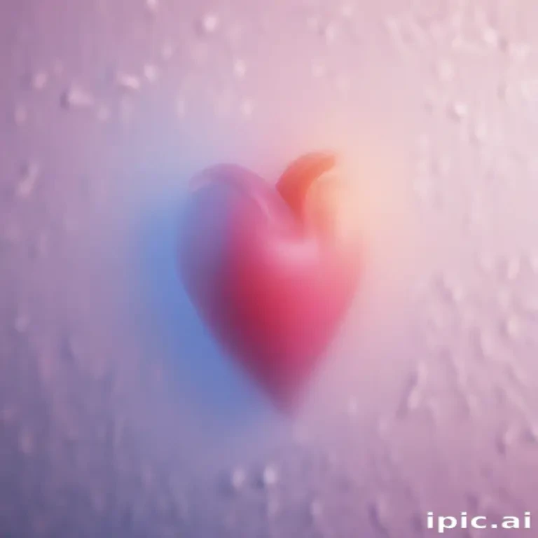 blurred heart