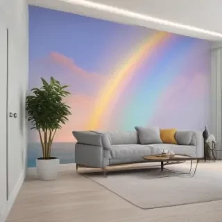 pastel rainbow