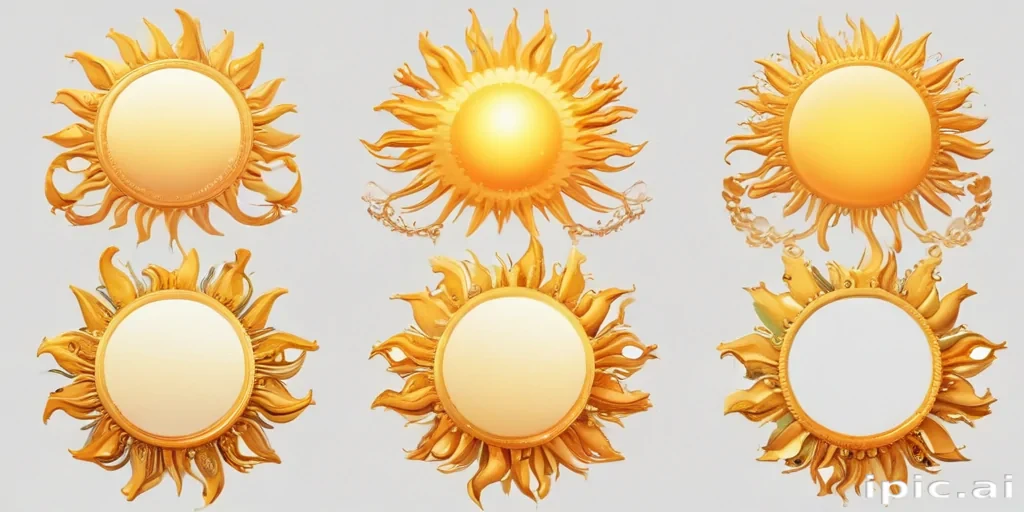 sun clipart transparent