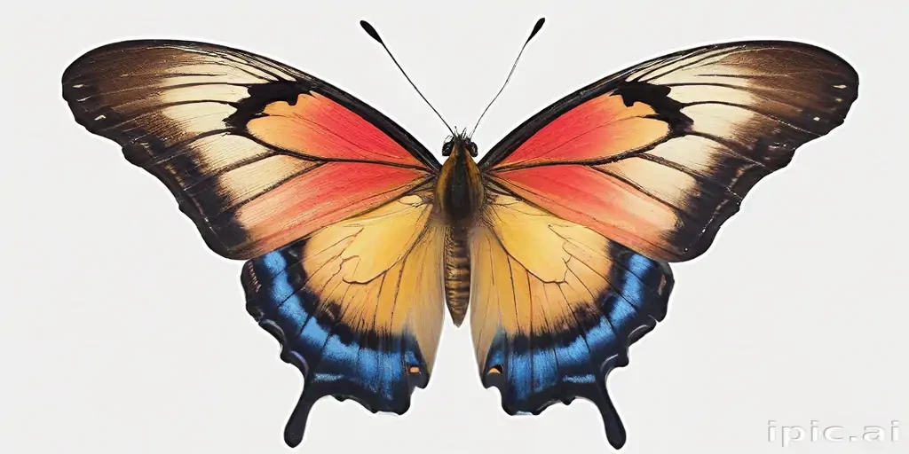 butterfly with no background