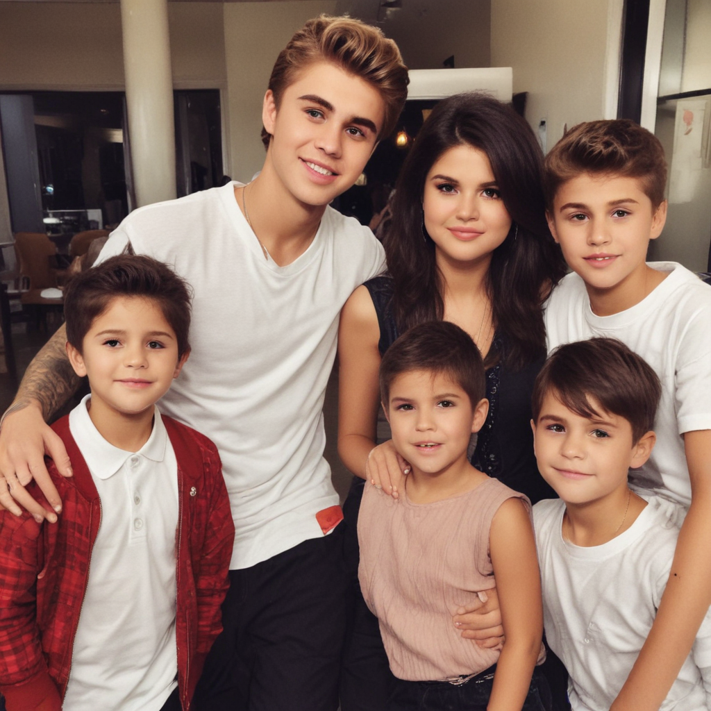 selena gomez and justin bieber family