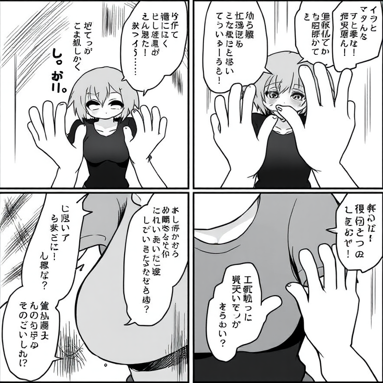 lowres, worst quality, low quality, bad anatomy, bad hands, 4koma, comic, greyscale, censored, jpeg artifacts, overly saturated, overly vivid