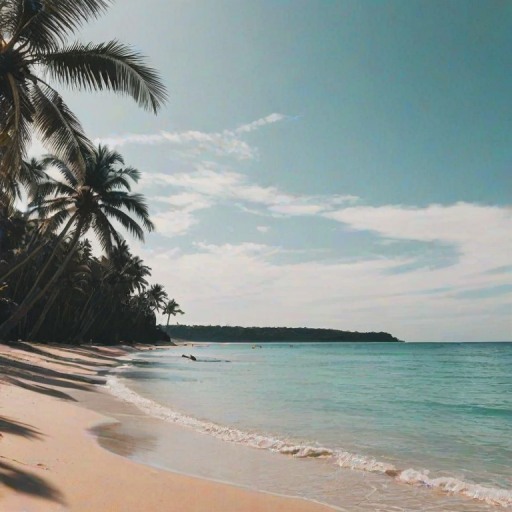 aesthetic beach background