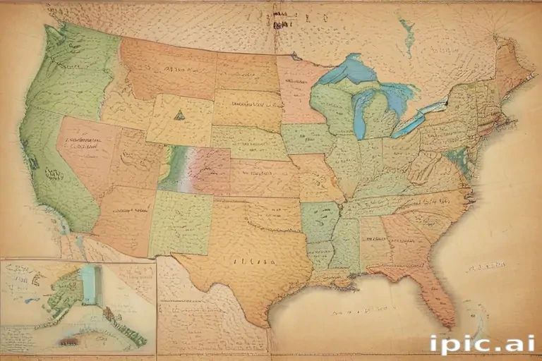 map united states