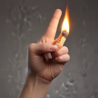 pointing finger png