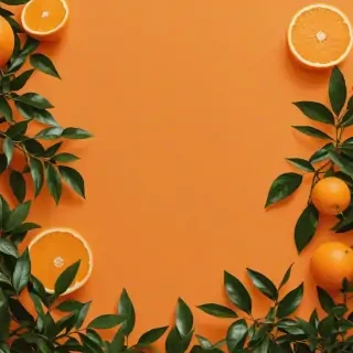 orange background aesthetic