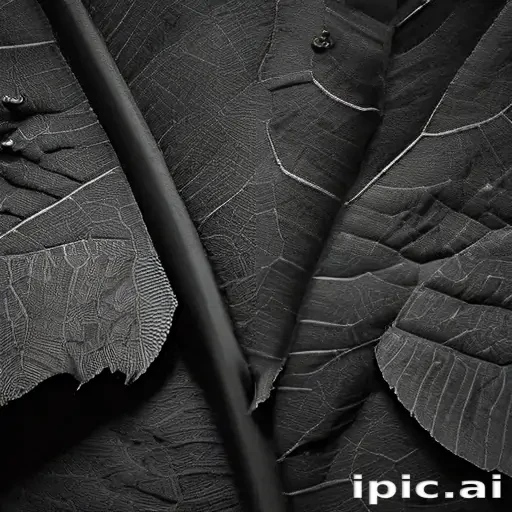 leaf in black and white