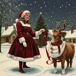 vintage christmas image