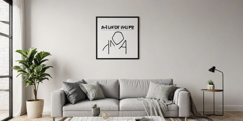 free wall art mockup