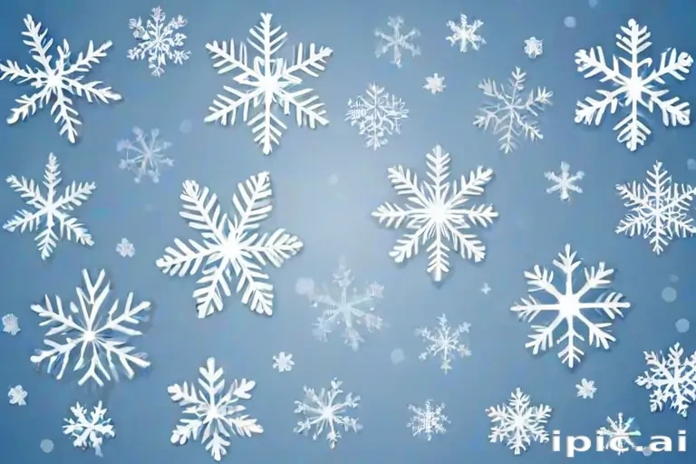snowflakes clipart transparent background