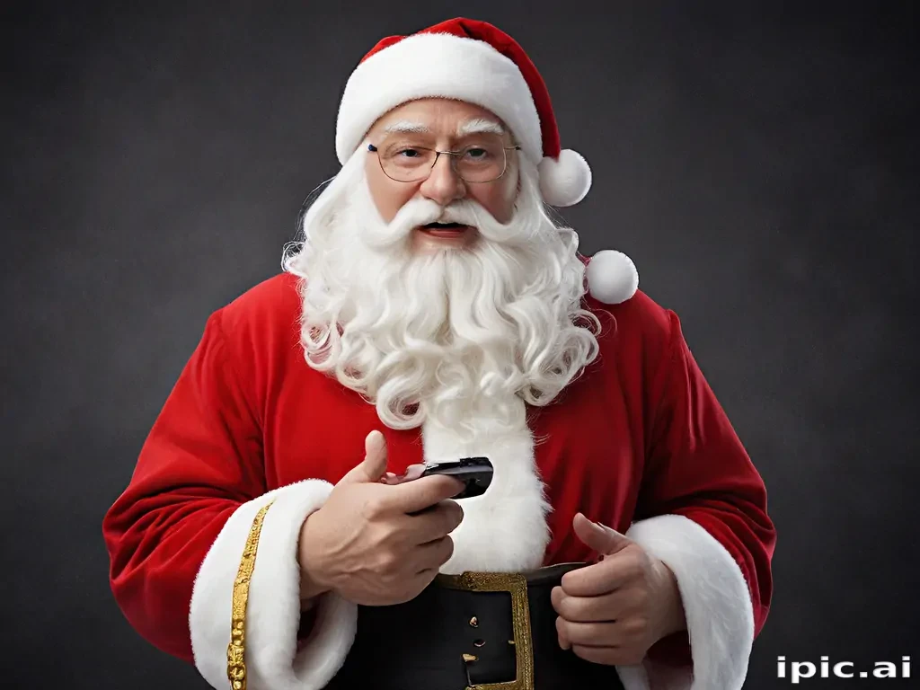 santa claus iphone wallpaper