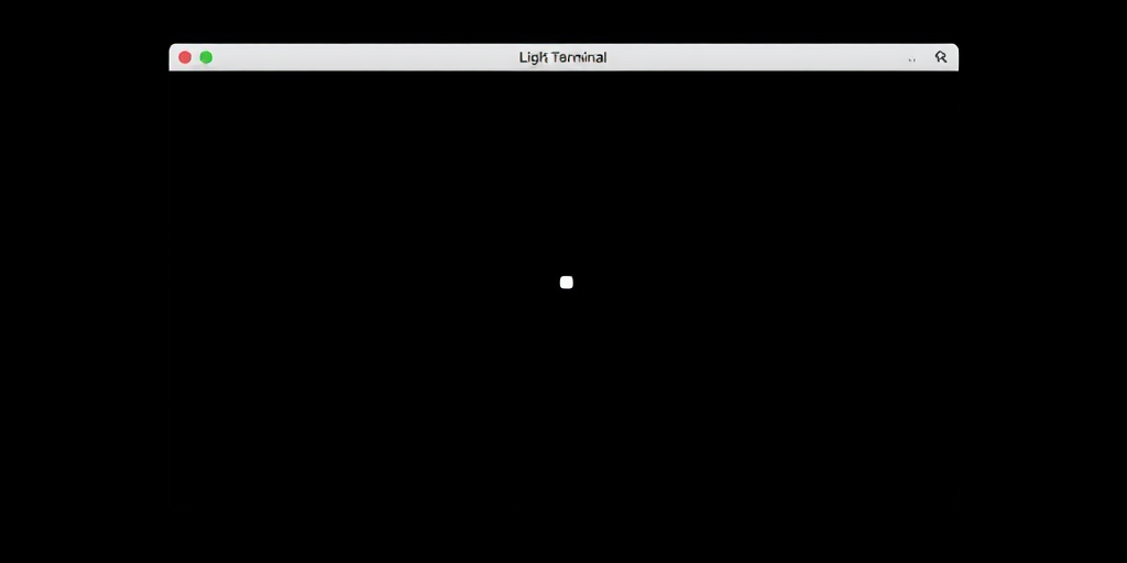 Generate a high-resolution icon of a terminal window in a minimalist style with a dark background and a white prompt symbol, shot with a Canon EOS R5 at f/4, ISO 100, 50mm lens, in soft natural lighting.